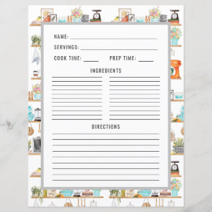 Waterverf Keuken Gereedschap Recepten Binder Pag
