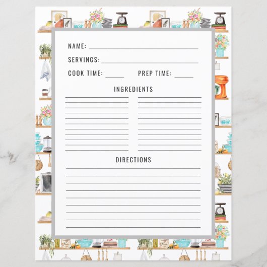 Waterverf Keuken Gereedschap | Recepten Binder Pag (Voorkant)