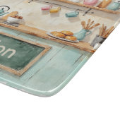 Waterverf Keuken Glas Snijplank (Hoek)