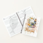 Waterverf Keuken Recept Modern Kookboek Notitieboek (Binnen)