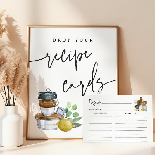 Waterverf Keuken Vrijgezellenfeest Recept Kaart