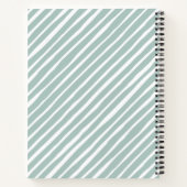 Waterverf keukenbenodigdheden gepersonaliseerd rec notitieboek (Achterkant)