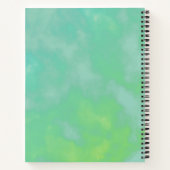 Waterverf keukenbenodigdheden gepersonaliseerd rec notitieboek (Achterkant)