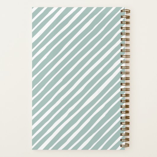 Waterverf keukenbenodigdheden op maat notitieboek (Achterkant)