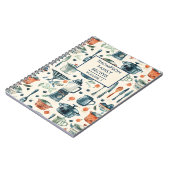 Waterverf Keukengereedschap Gepersonaliseerd Recep Notitieboek (Linkerzijde)