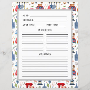 Waterverf keukengereedschap Pagina Multomap ontv