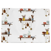 Waterverf keukengerei met retro Groot Cadeauzakje (Achterkant)