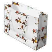  Waterverf keukengerei met retro Groot Cadeauzakje (Voorkant Gekanteld)