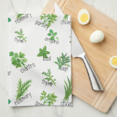 Waterverf keukenhanddoek (Quarter Fold)