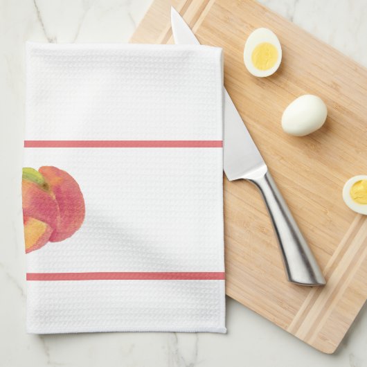 Waterverf keukenhanddoek (Quarter Fold)