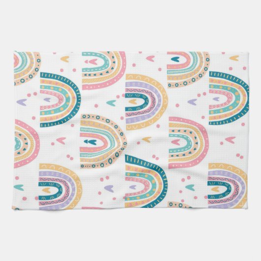 Waterverf keukenhanddoek (Horizontaal)