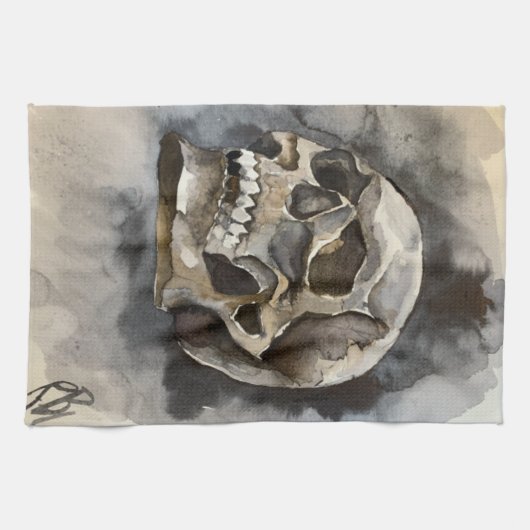 Waterverf keukenhanddoek (Horizontaal)