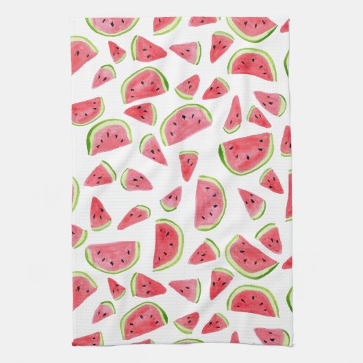 Waterverf keukenhanddoek voor fruitvloerbedekking (Verticaal)