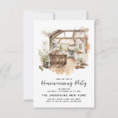 Waterverf Keukenhuis Kaart (Voorkant)