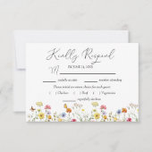 Waterverf Keuzen voor botanische enoom RSVP Kaartje (Voorkant)
