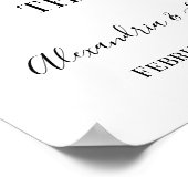 Waterverf Kies een zitplaats zonder zijspanteken Poster (Hoek)