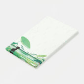 Waterverf kikker in de regen post-it® notes (Schuin)