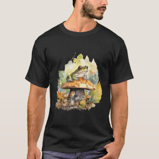 Waterverf kikker in wilde Natuur T-shirt