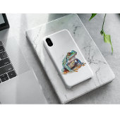 Waterverf kikker met juweeltint Case-Mate iPhone case