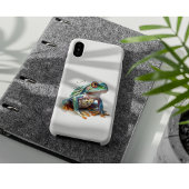 Waterverf kikker met juweeltint Case-Mate iPhone case