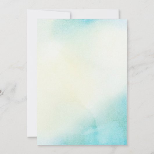 Waterverf Kikkerdag uitnodiging (Achterkant)