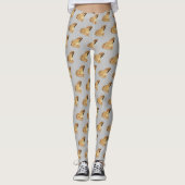 Waterverf kikkerhout leggings (Voorkant)