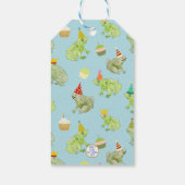 Waterverf kikkervijver verjaardagsfeest Schattige Cadeaulabel (Achterkant)