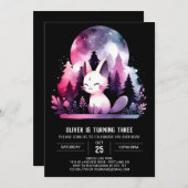 Waterverf Kinder kattenverjaardag Kaart (Voorkant / Achterkant)