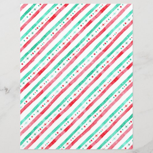 Waterverf Kinder Letter to Santa Paper Sheet (Achterkant)