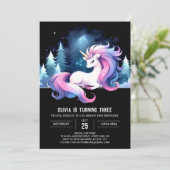 Waterverf Kinder paardenverjaardag Kaart (Staand voorkant)