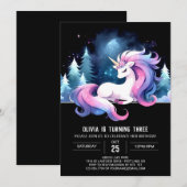 Waterverf Kinder paardenverjaardag Kaart (Voorkant / Achterkant)