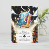 Waterverf Kinder pastel verhalenboek Verjaardag Kaart (Staand voorkant)