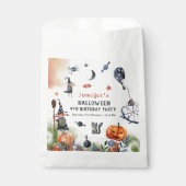 Waterverf kinderen Birthday Halloween Bedankzakje (Voorkant)