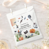 Waterverf kinderen Birthday Halloween Bedankzakje (Geknipt)