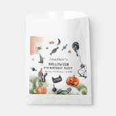 Waterverf kinderen Birthday Halloween Bedankzakje (Voorkant)