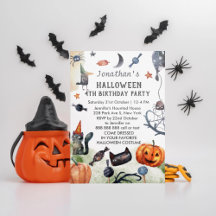 Waterverf kinderen Birthday Halloween