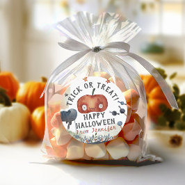 Waterverf kinderen Birthday Halloween Ronde Sticker