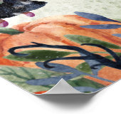 Waterverf Kinderen Verjaardag Halloween Welkomstbo Poster (Hoek)