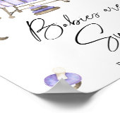 Waterverf kinderkamer - Baby's zijn zoet poster (Hoek)