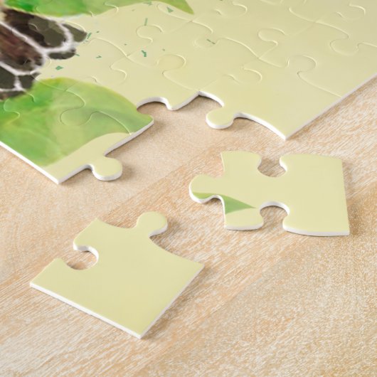 Waterverf Kingbird Garden Bird Natuur Art Legpuzzel (Zijkant)