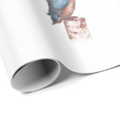 Waterverf Kingfisher Cadeaupapier (Rol Hoek)