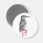 Waterverf Kingfisher Magneet (Voorkant / Achterkant)