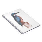 Waterverf Kingfisher Notitieboek (Rechterzijde)