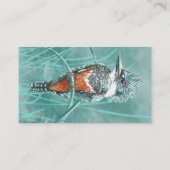 Waterverf Kingfisher Vist Tours Business Logo Visitekaartje (Achterkant)