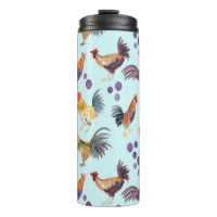 Waterverf kippen Eieren Barnyard Hens Paars Blue