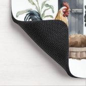 Waterverf Kippen in Coop Muismat (Hoek)