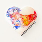 Waterverf Kippen Vogel Jongens Notitieboek (Achterkant)