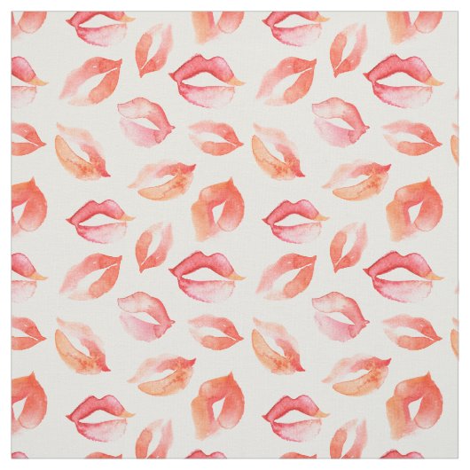 Waterverf Kisses Stof (Swatch)