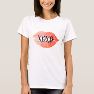 Waterverf Kisses T-shirt