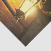 Waterverf  kist van goudstaven western tissuepapier (Detail)